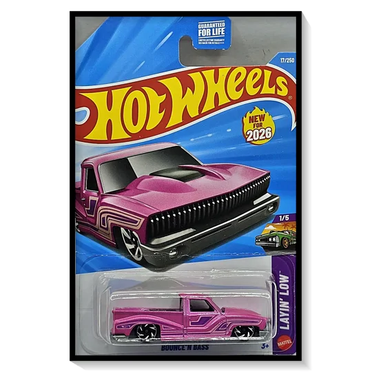 2026 Hot Wheels Mainline Bounce'N Bass [Pink] #17/#250