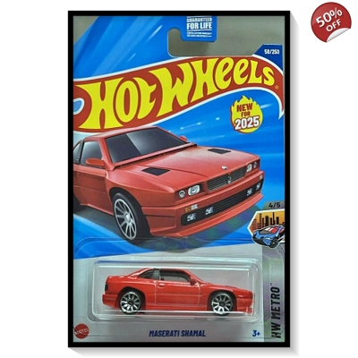2025 Hot Wheels Mainline Maserati Shamal #58/#250