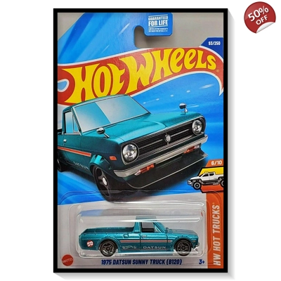 2025 Hot Wheels Mainline 1975 Datsun Sunny Truck (B120) #93/#250