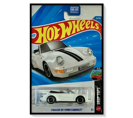 2026 Hot Wheels Mainline Porsche 911 Turbo Cabriolet #52/#250