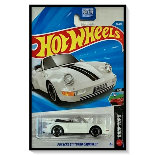 2026 Hot Wheels Mainline Porsche 911 Turbo Cabriolet #52/#250