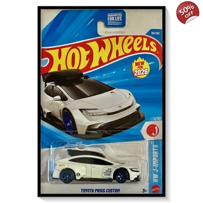 2026 Hot Wheels Mainline Toyota Prius Custom [With Roofbox] #60/#250