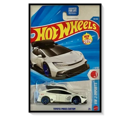 2026 Hot Wheels Mainline Toyota Prius Custom [With Roofbox] #60/#250