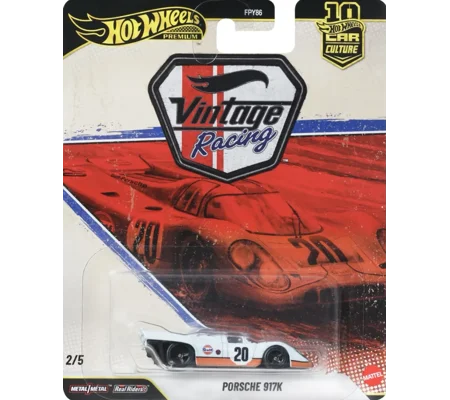 2026 Hot Wheels Premium Porsche 917K Car Culture - Vintage Racing