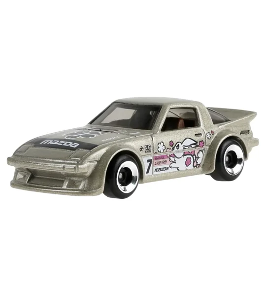 2026 Hot Wheels Mainline Mazda RX-7 [Metal Flake Champagne] #61/#250