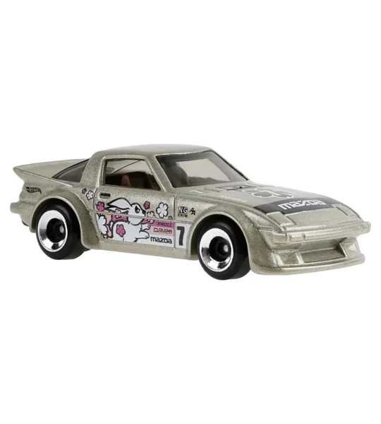 2026 Hot Wheels Mainline Mazda RX-7 [Metal Flake Champagne] #61/#250
