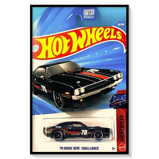 2026 Hot Wheels Mainline '70 Dodge Hemi Challenger [Black] #36/#250