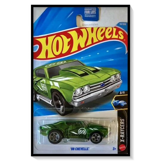 2026 Hot Wheels Mainline '69 Chevelle.[Translucent Green] #53/#250