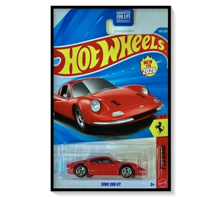 2026 Hot Wheels Mainline Dino 206 GT #150/#250