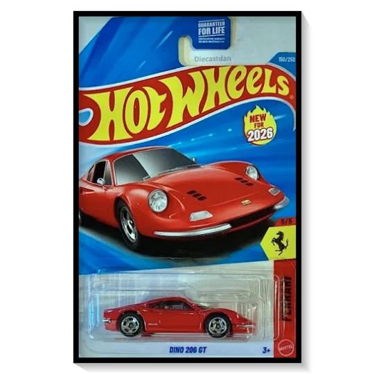 2026 Hot Wheels Mainline Dino 206 GT #150/#250