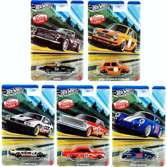 2026 Hot Wheels - Vintage Club '68 Silver Series Set - 1/64 Scale