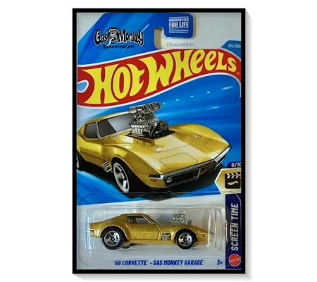 2026 Hot Wheels Mainline '68 Corvette - Gas Monkey Garage #214/#250