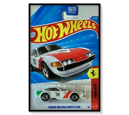 2026 Hot Wheels Mainline Ferrari 365 GTB4 Competizione [Bianco Polo White] #62/#250
