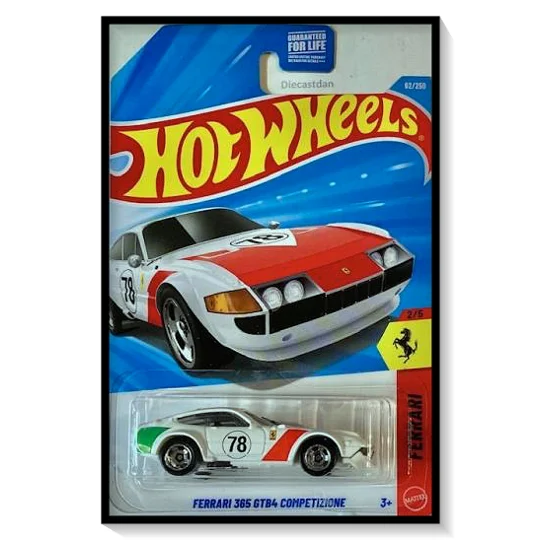 2026 Hot Wheels Mainline Ferrari 365 GTB4 Competizione [Bianco Polo White] #62/#250