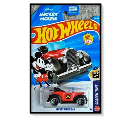 2026 Hot Wheels Mainline Mickey Mouse Car #236/#250