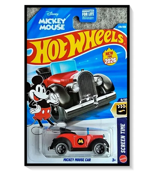 2026 Hot Wheels Mainline Mickey Mouse Car #236/#250