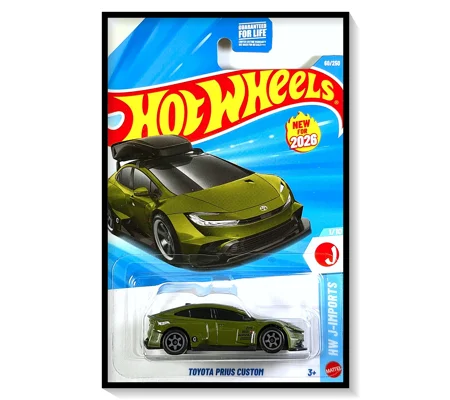 2026 Hot Wheels Mainline Toyota Prius Custom [Olive Green] [No roof box[ #60/#250