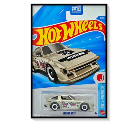 2026 Hot Wheels Mainline Mazda RX-7 [Metal Flake Champagne] #61/#250