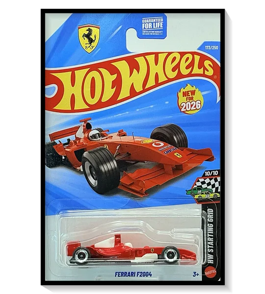 2026 Hot Wheels Mainline Ferrari F2004 #173/#250