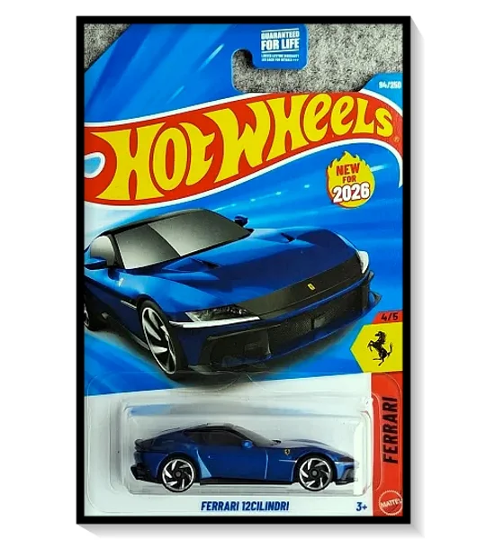 2026 Hot Wheels Mainline Ferrari 12Cilindri [Metalflake Blue] #94/#250