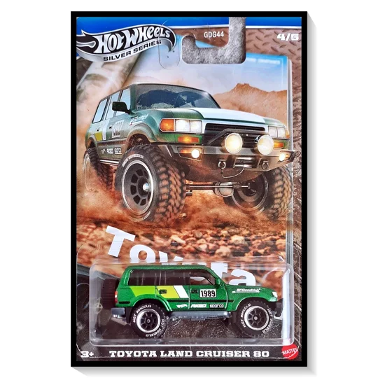 2025 Hot Wheels Silver Series Toyota Trucks - Toyota Land Cruiser 80 #4/#5