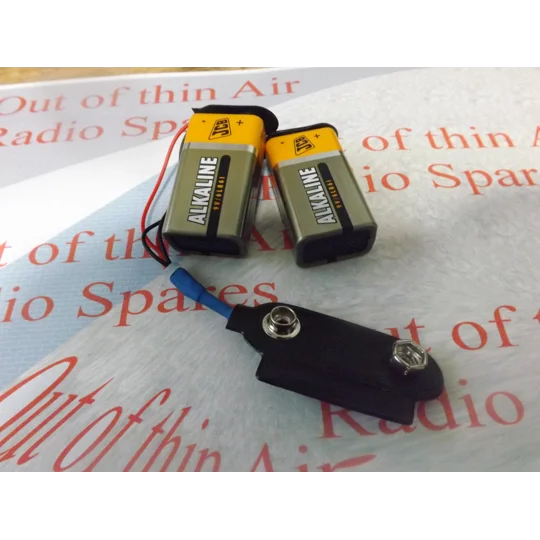 pp9 to pp3 adapter /converter double power.pp9 9v battery equivalent
