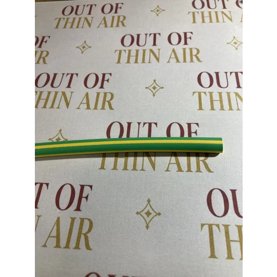 Heat Shrink Tubing Green / Yellow