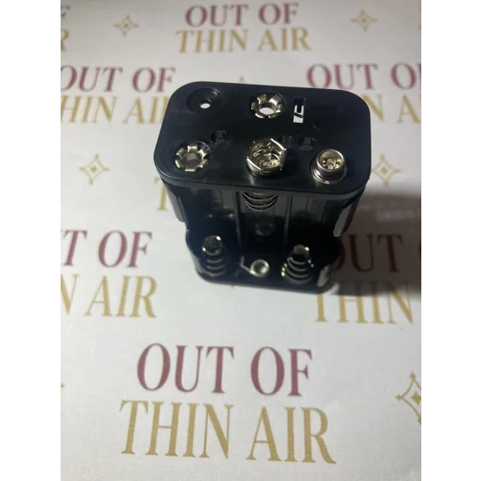 Battery box 6 way 6 by AA 9 volt