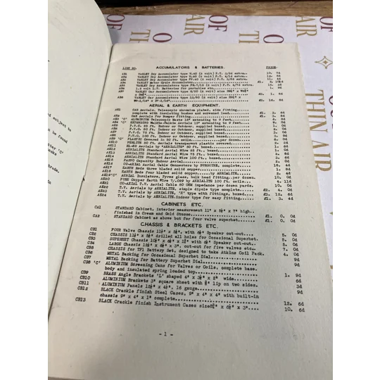 V E S Trade Catalog May 1948