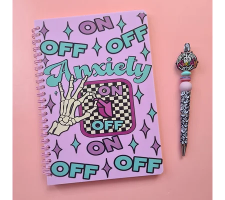 Anxiety Notebook and Pen Bundle
