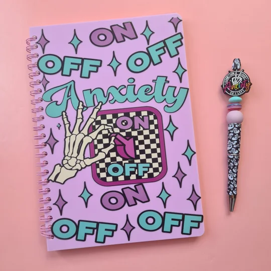 Anxiety Notebook and Pen Bundle
