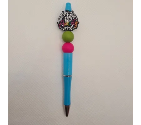 Anxiety Silicone Bead Pen