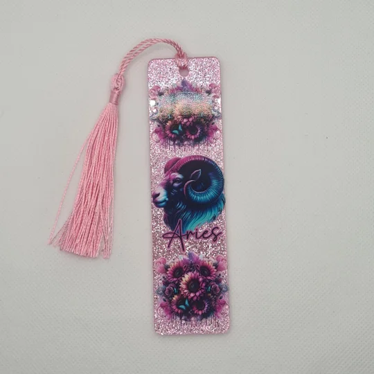Aries Star Sign Bookmark