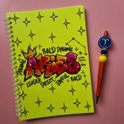 Aries Star Sign Notebook and Pen Bundle