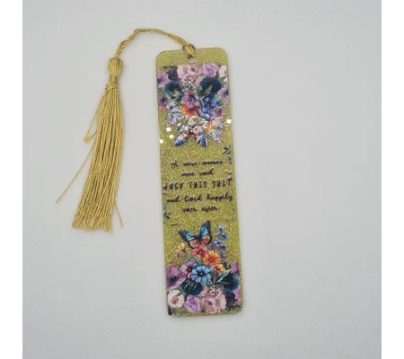 A Wise Woman Gold Bookmark