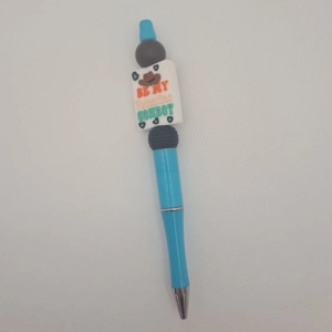 Be My Valentine Cowboy Silicone Bead Pen