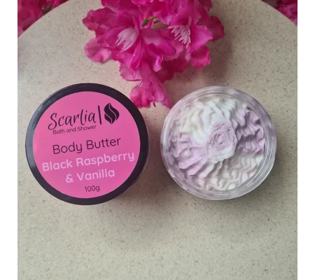 Black Raspberry & Vanilla Body Butter 100g