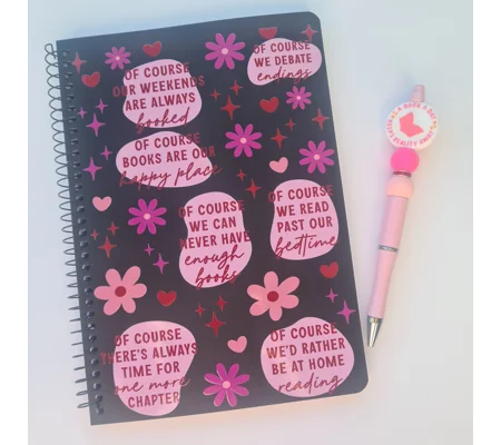 Bookworm Notebook and Pen Bundle
