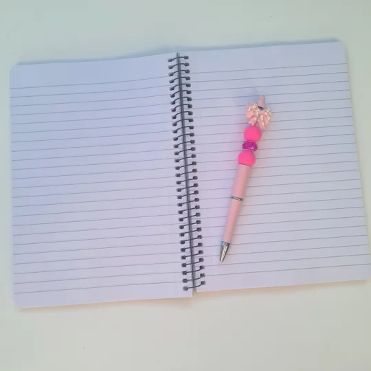Bows and Skulls Notebook and Pen Bundle