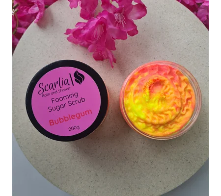Bubblegum Foaming Sugar Scrub 200g