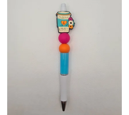 Caffeine Kindness Silicone Bead Pen