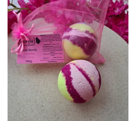 Camellia and Lotus Bath Bomb 140g