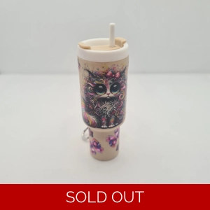 Cat Mini Tumbler Keychain