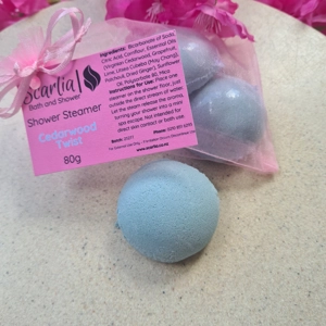Cedarwood Twist Shower Steamers 80g