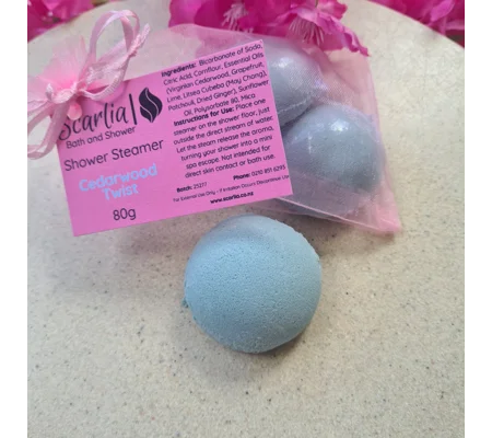Cedarwood Twist Shower Steamers 80g
