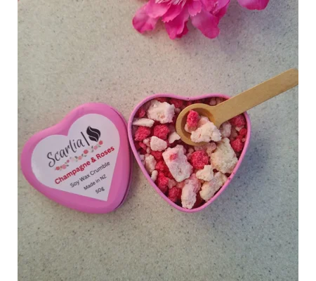 Champagne and Roses Wax Melt Crumble