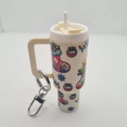 Christmas Stocking Mini Tumbler Keychain