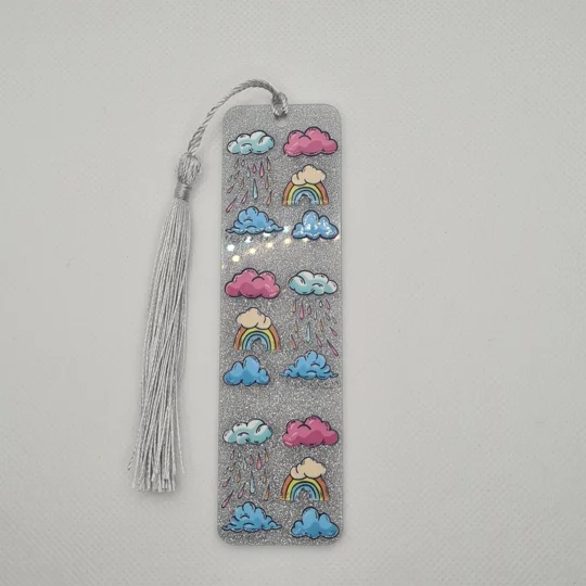Clouds and Rainbows Bookmark