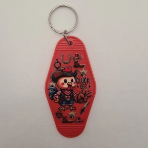 Cluck Off Keychain
