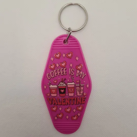 Coffee Is My Valentine Keychain